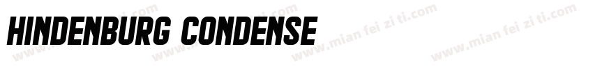 Hindenburg Condense字体转换